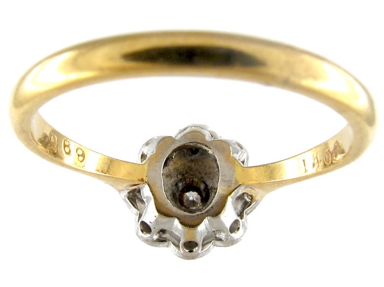 Diamond Round Cluster Ring