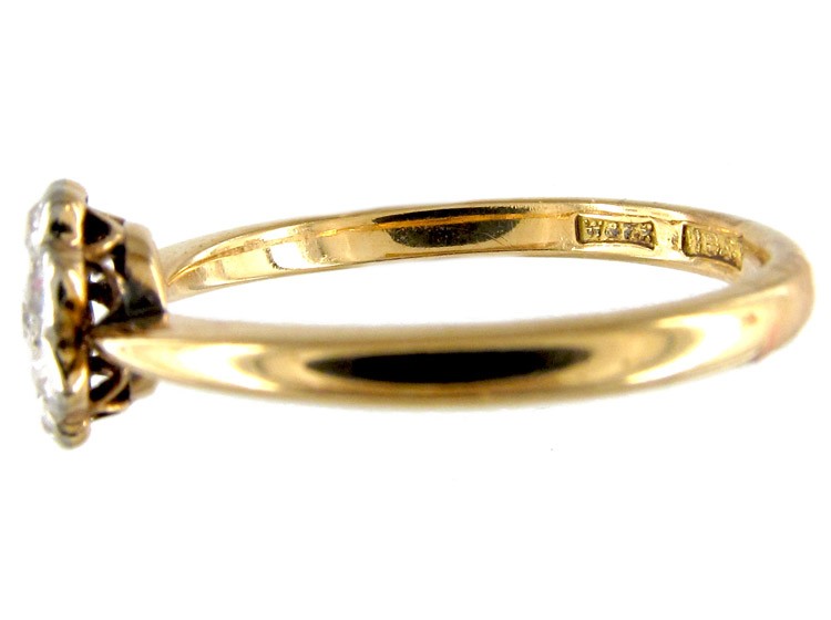 Small Edwardian Diamond Cluster Ring