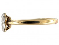 Small Edwardian Diamond Cluster Ring