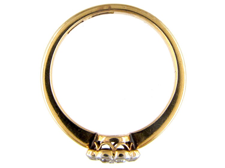 Small Edwardian Diamond Cluster Ring