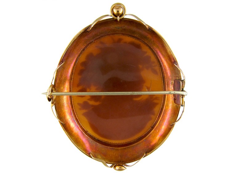 Victorian 18ct Gold Cameo Brooch