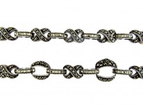 Marcasite & Silver Art Deco Collar