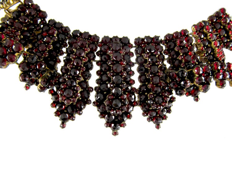 Bohemian Garnet Collar