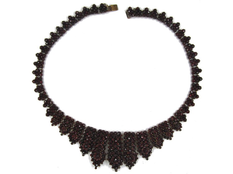Bohemian Garnet Collar