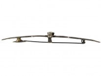 Plique-à-Jour Egyptian Revival Silver Brooch