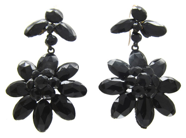 Vauxhall Glass Flower Drop Earrings