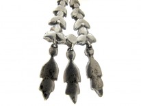 Silver & Paste Victorian Chandelier Earrings