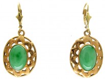 Jade Drop Earrings