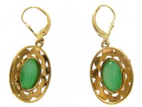 Jade Drop Earrings