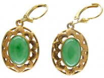 Jade Drop Earrings
