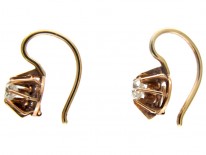 Diamond Single Stone Earrings