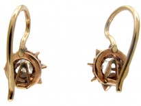 Diamond Single Stone Earrings