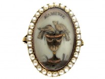 Georgian Doves of Pliny Friendship Ring