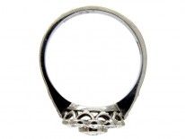 Diamond Open Cluster Art Deco Ring