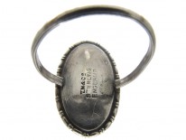 Silver Butterfly Wing & Sulphide Lady Ring