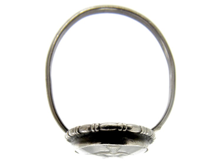 Silver Butterfly Wing & Sulphide Lady Ring