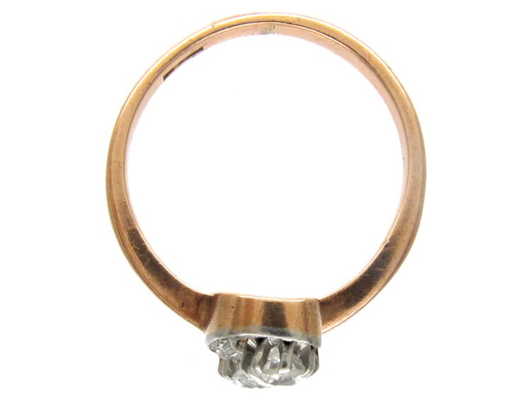 Art Nouveau Diamond Twist Ring
