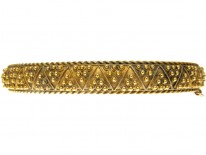 Victorian 15ct Gold Etruscan Bangle