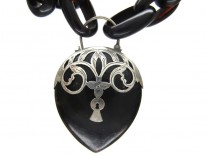 Victorian Tortoiseshell Padlock Bracelet