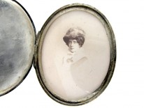 Victorian Silver Assyrian Design Locket