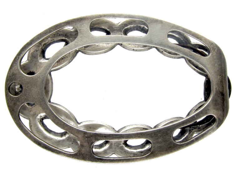 Art Deco Marcasite & Paste Large Clip