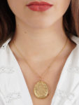18ct Gold Victorian Oval Engraved Locket