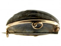 Large Labradorite Bug Brooch