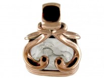 Regency Horse & Snake Carved Intaglio Citrine Seal
