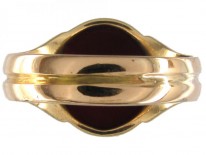Victorian Carnelian 15ct Gold Signet Ring