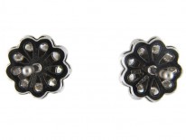 Diamond Flowerhead Cluster Earstuds