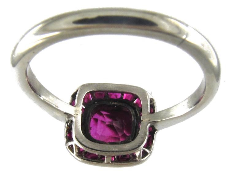 Art Deco Ruby Ring