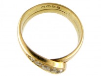 Victorian 18ct Gold & Diamond Snake Ring