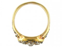Large Victorian Diamond Cluster Ring