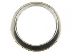 Sapphire & Diamond Half Eternity Ring