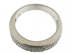 Sapphire & Diamond Half Eternity Ring