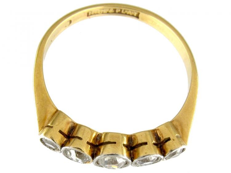 Edwardian Five Stone Diamond Ring