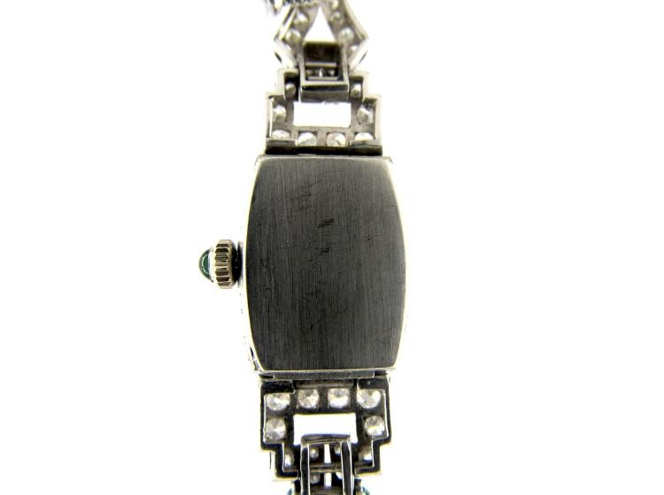 Art Deco Diamond Watch on Strap