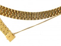 18ct Gold & Diamond Articulated Bracelet