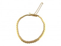 18ct Gold & Diamond Articulated Bracelet