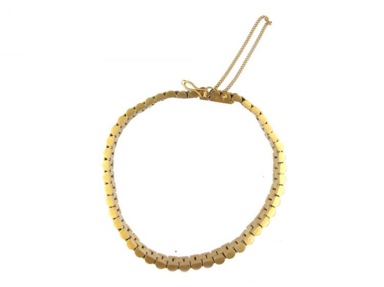 18ct Gold & Diamond Articulated Bracelet