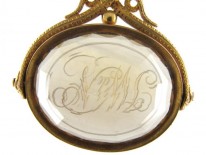 Regency Gold & Citrine Revolving Seal