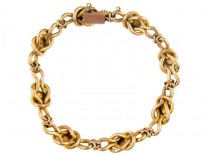 9ct Gold Victorian Bracelet Set with Turquoise