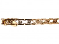 9ct Rose Gold Gate Bracelet