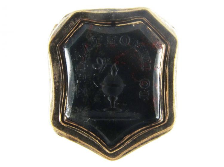 Regency Gold Seal with The Motto 'To Immortality'