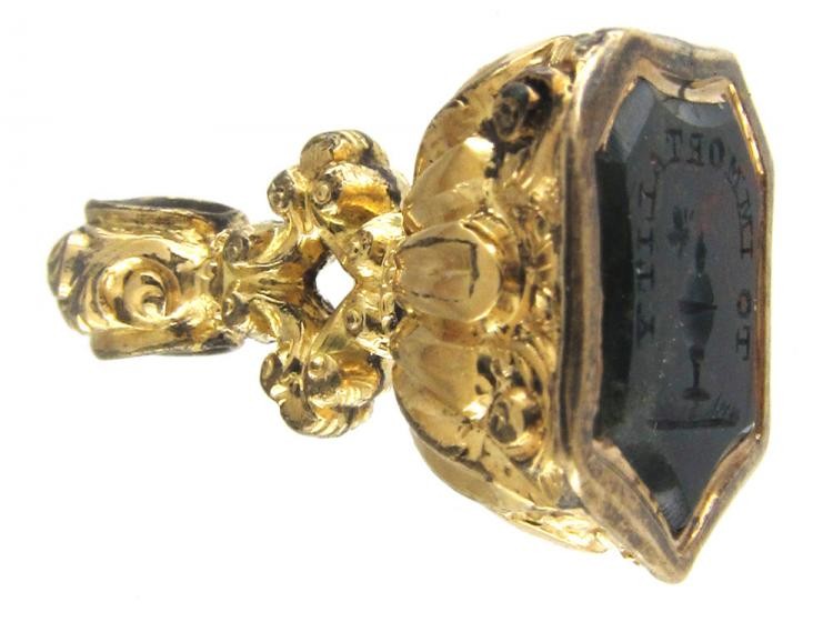 Regency Gold Seal with The Motto 'To Immortality'