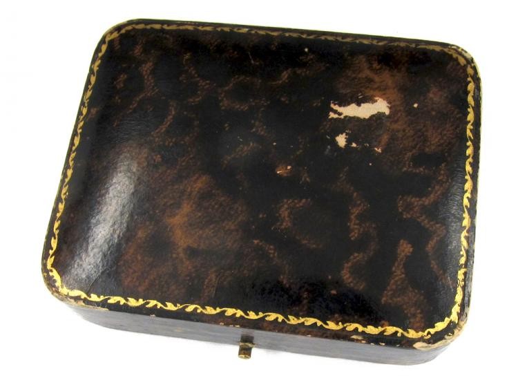 Onyx 9ct & 18ct Gold Cufflinks & Studs in Original Case