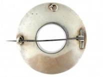 Scottish Victorian Silver & Agate Brooch