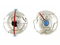 Dunhill Silver Globe Cufflinks