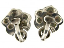 Theodor Fahrner Turquoise & Marcasite Silver Earrings