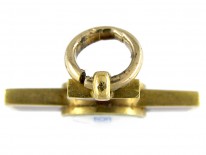 18ct Gold Enamel Cross Charm